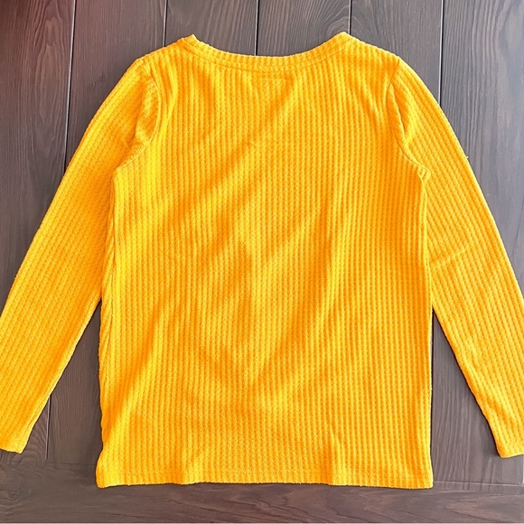 Cat & Jack | Girls Thermal Long Sleeve Shirt | L (10/12) - Picture 7 of 7